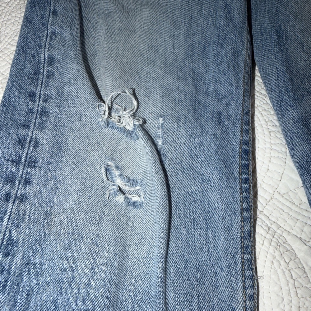 Levis 505 C Sz 26x26 ORANGE TAB Tag Vintage Style 80s Punk Straight Leg Distress - Picture 6 of 15
